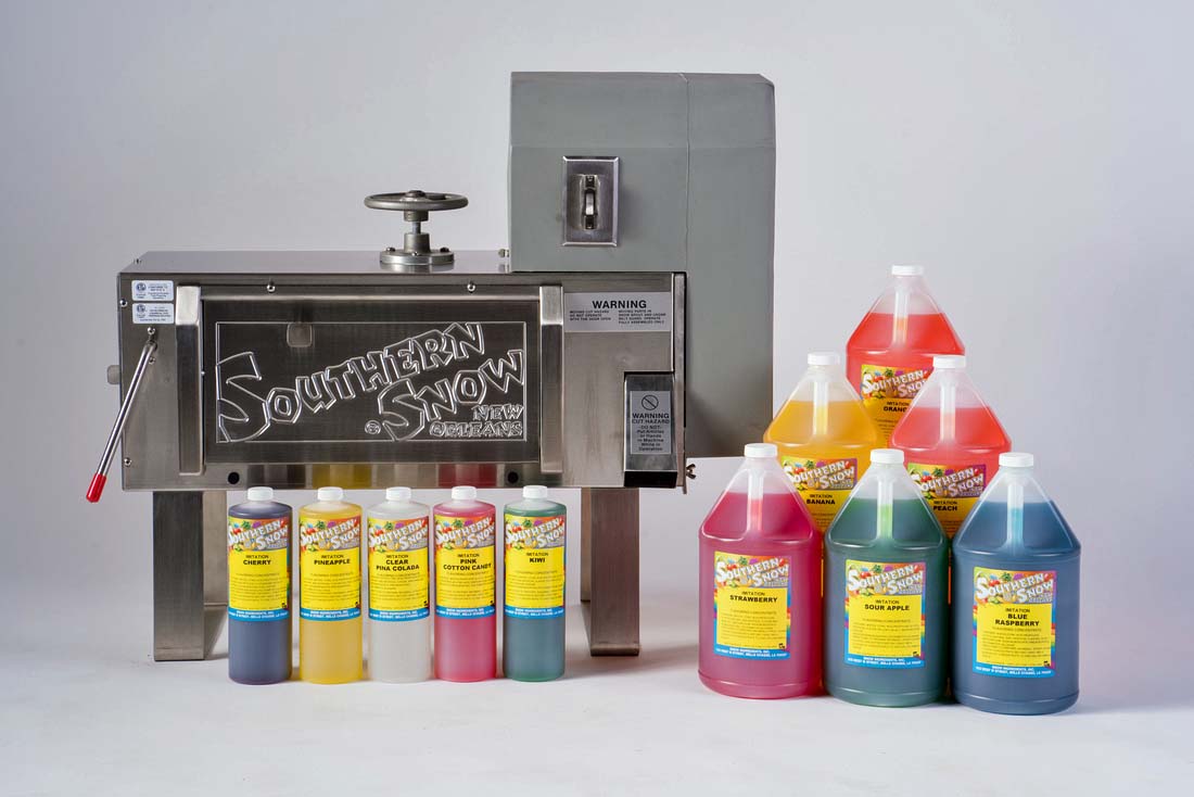 Southern Snow Snow Ball Machine and Syrups